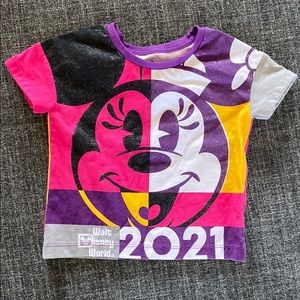 Disney kids Minnie Mouse shirt. Size 2/3